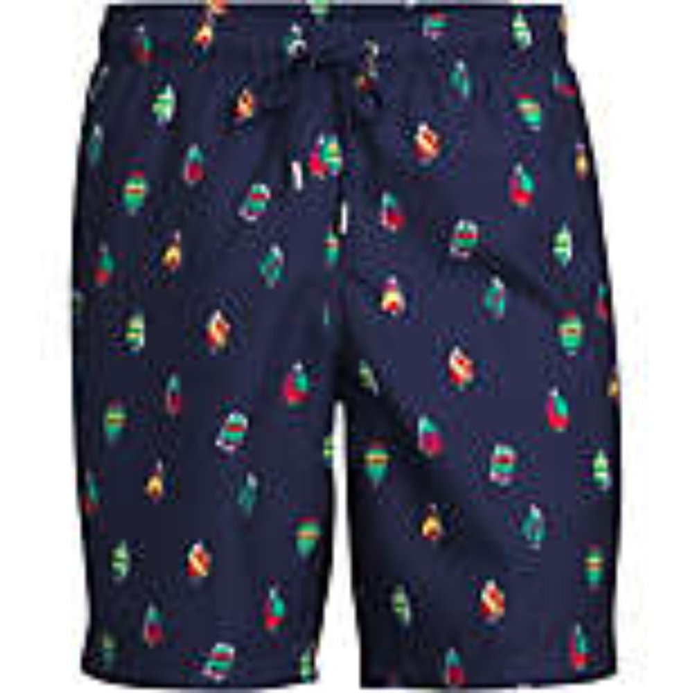 Lands' End Men's 8" Volley Swim Trunks Size Extra Large - Picture 2 of 8